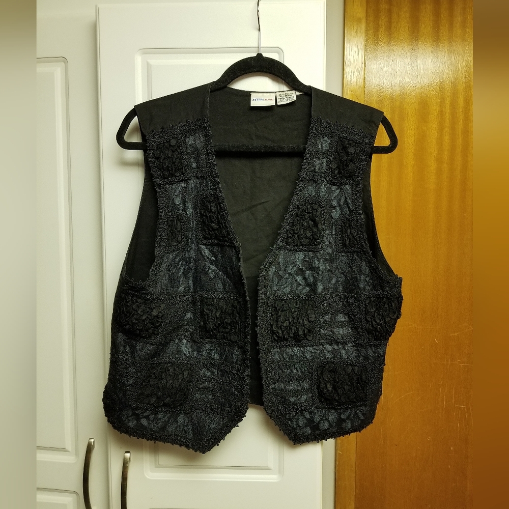 🍁🌺Styles To Go vintage 90's/Y2K textured vest